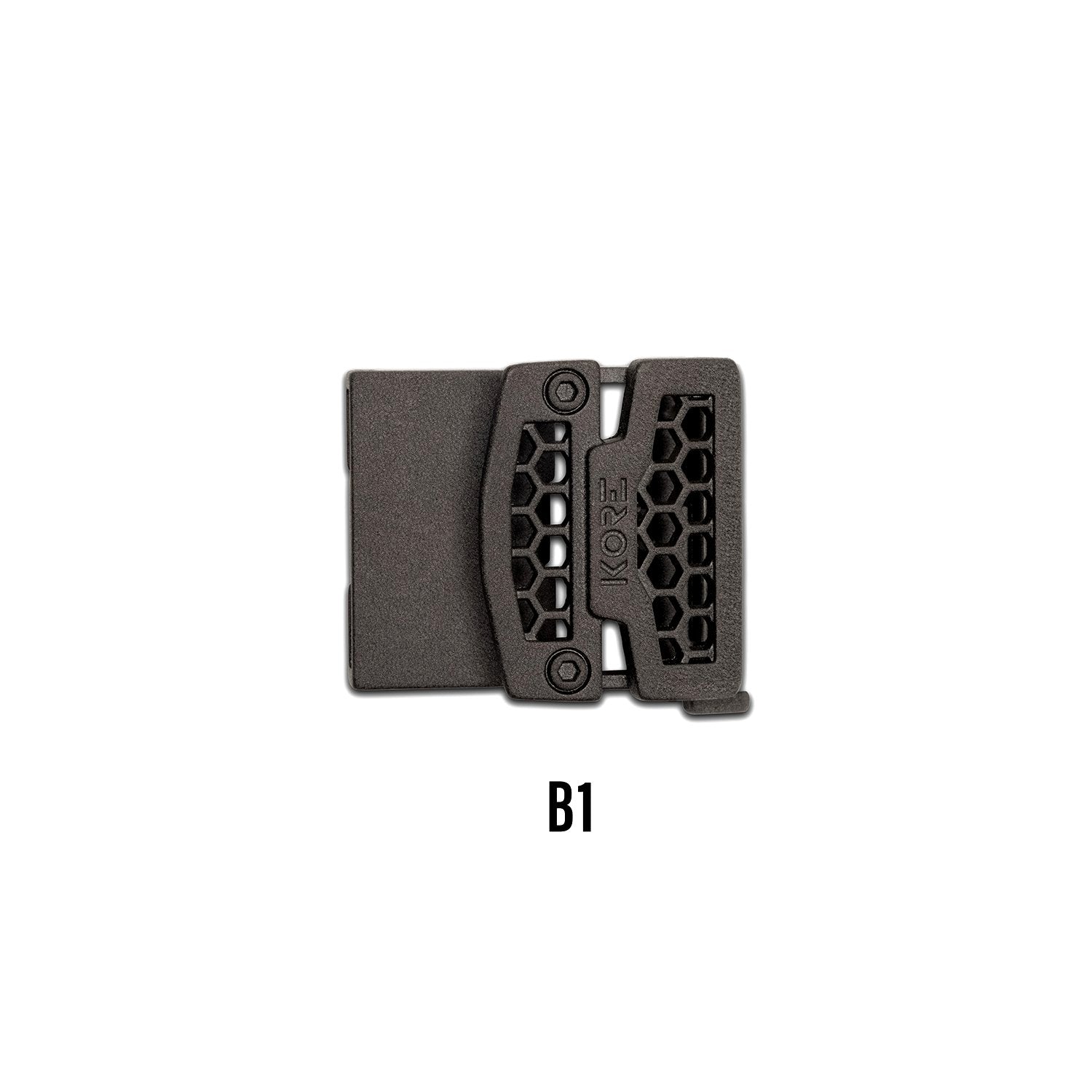 2 PIECE MOLLE BATTLE BELT – COYOTE - BLACK - GREEN – KORE ESSENTIALS - 6 B1 BUCKLE