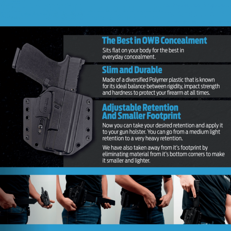 GLOCK 48 TORSION 3.0 OWB HOLSTER + FREE SINGLE MAG POUCH -BRAVO CONCEALMENT - 5