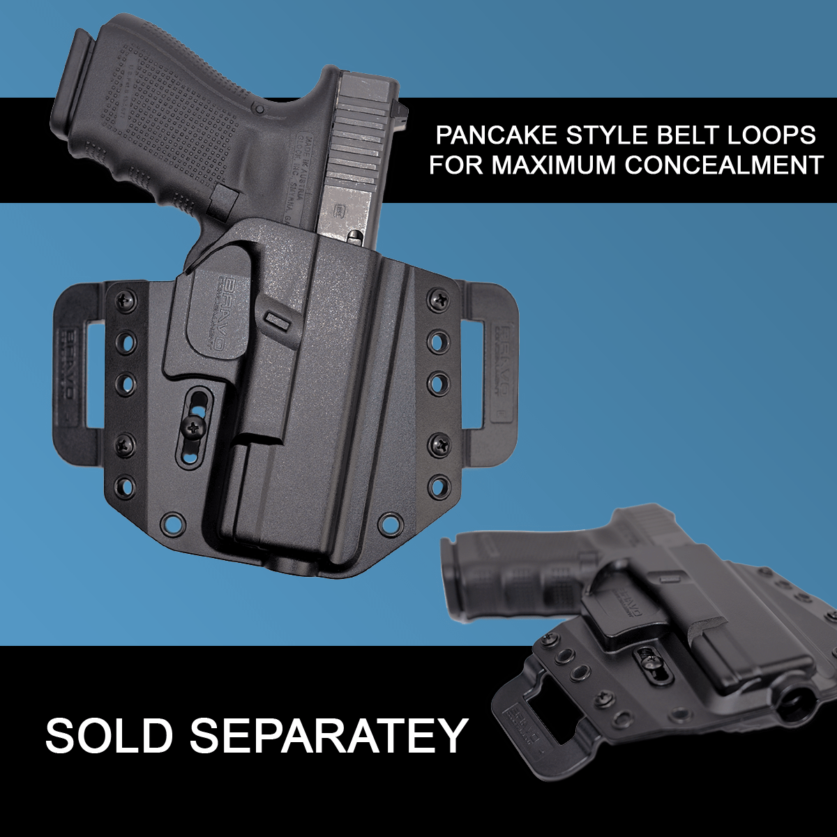 GLOCK 48 TORSION 3.0 OWB HOLSTER + FREE SINGLE MAG POUCH -BRAVO CONCEALMENT -6