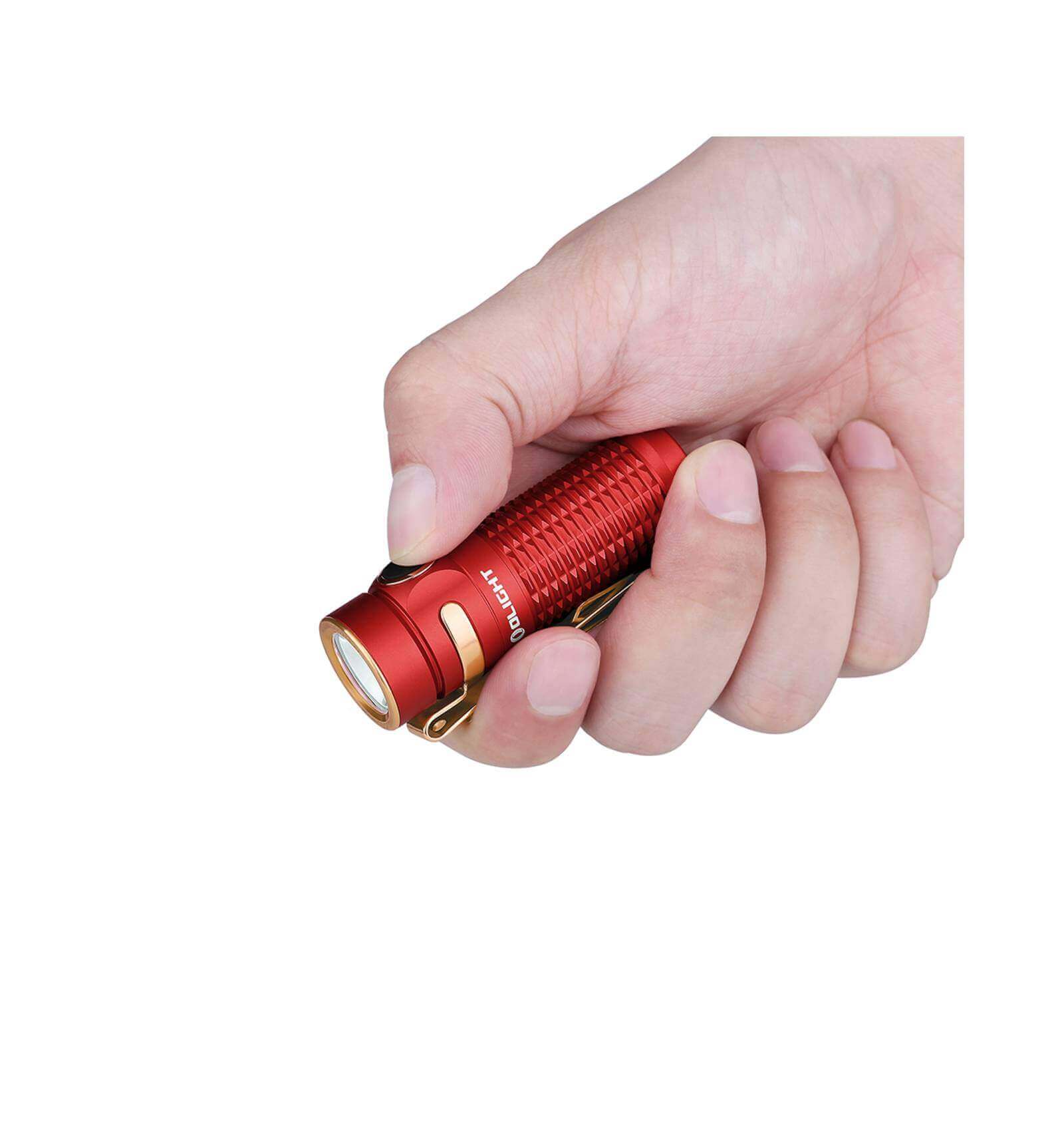 OLIGHT BATON 3 1200LUMEN, 166M RECHARGEABLE RED-4